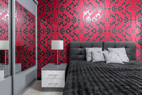 red for bedroom walls